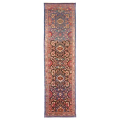 Vintage Persian Runner Rug Sultanabad Design