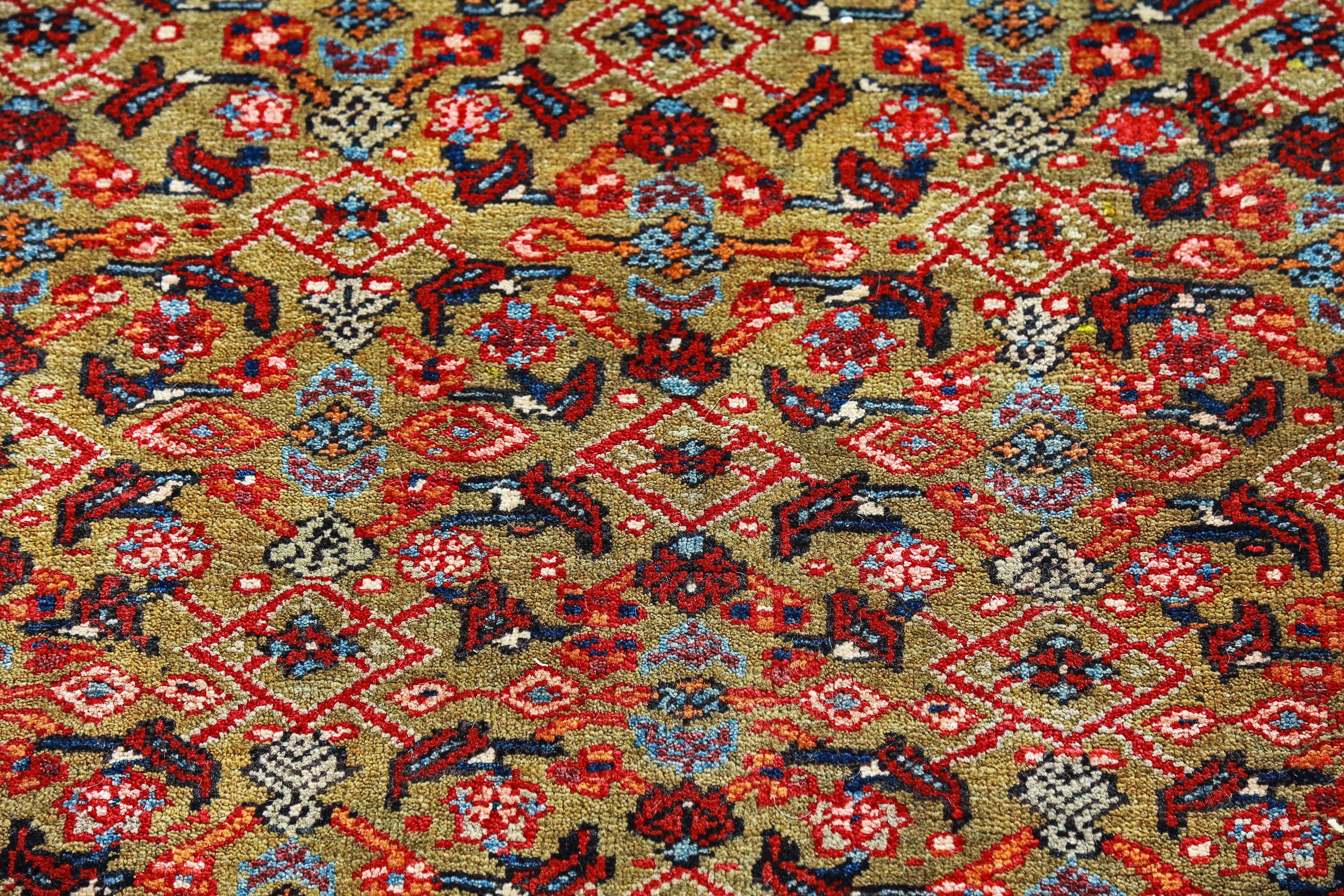 Antiker persischer Läufer im Sultanabad-Design (Persisch) im Angebot