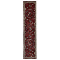 Antique Persian Runner Rug Tabriz Design