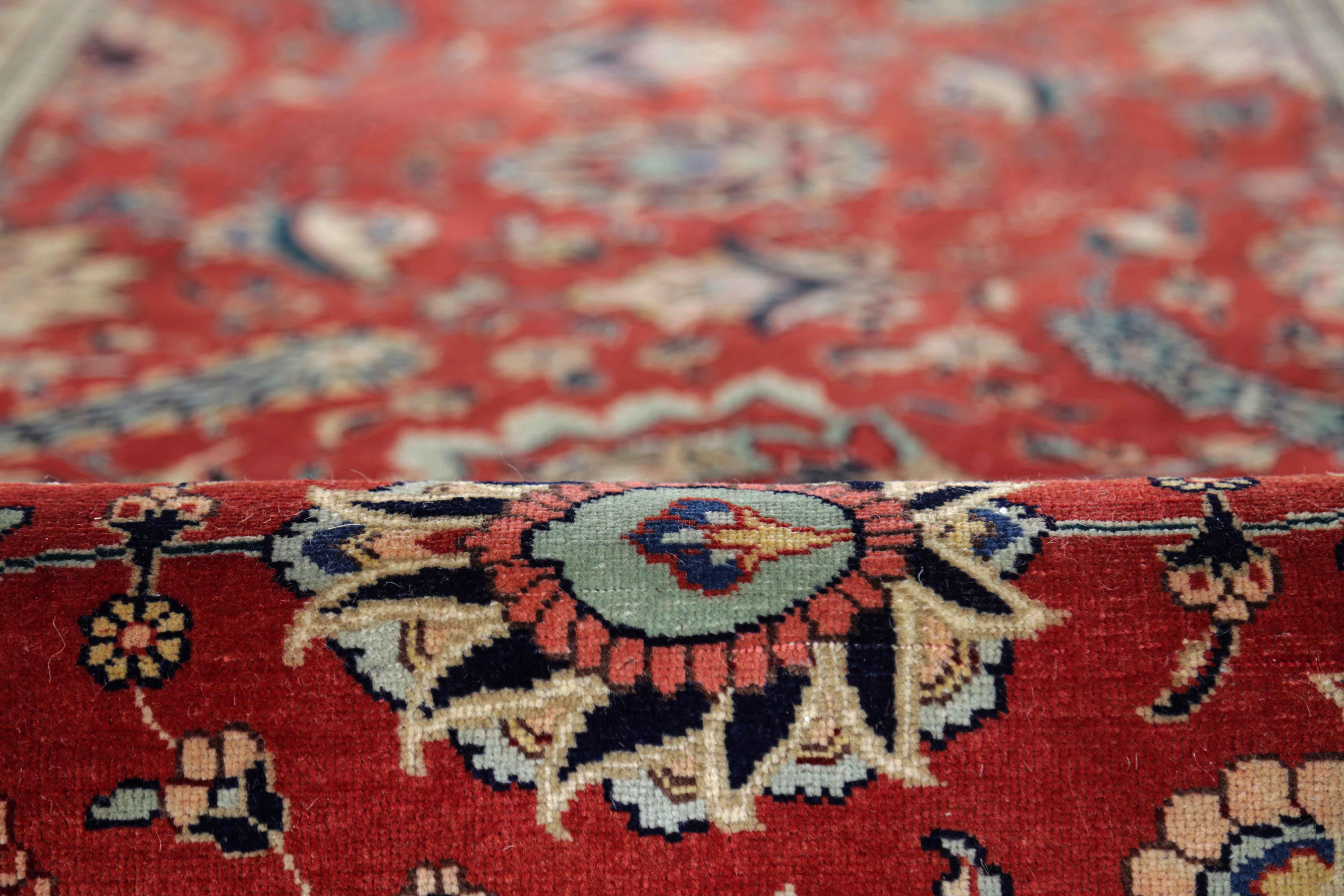 Antique Persian Runner Rug Tabriz Design For Sale 1