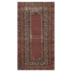 Antique Persian Runner Rug with Polychromatic Geometric Pattern from Rug & Kilim