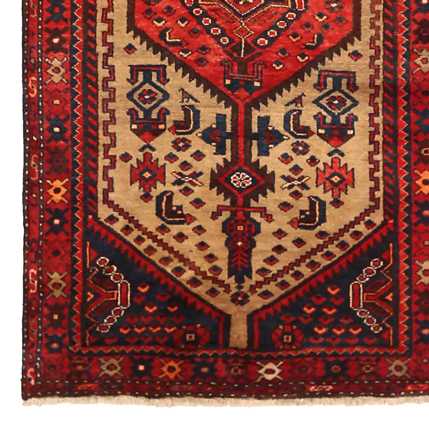 Autre Tapis de couloir persan ancien à motif Zanjan en vente