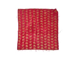 Antique Persian Safavid Dynasty Embroidered Textile