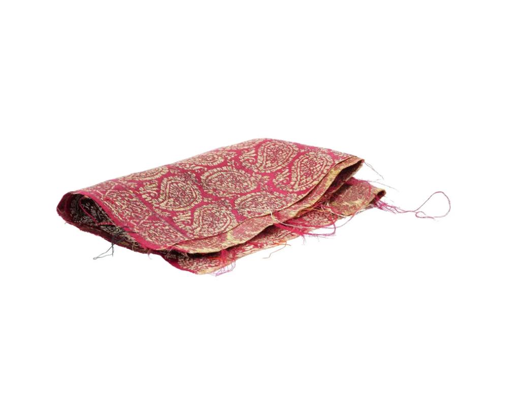 18th Century and Earlier Antique Persian Safavid Dynasty Embroidered Textile For Sale