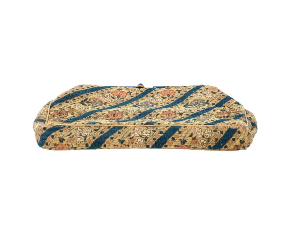 Antique Persian Safavid Textile Handbag Ca 18Th C For Sale 1