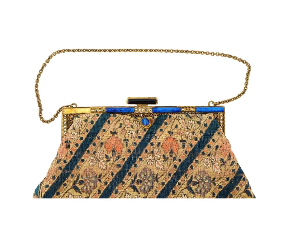 Antique Persian Safavid Textile Handbag Ca 18Th C For Sale 3