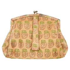 Antique Persian Safavid Textile Handbag CA 18Th C