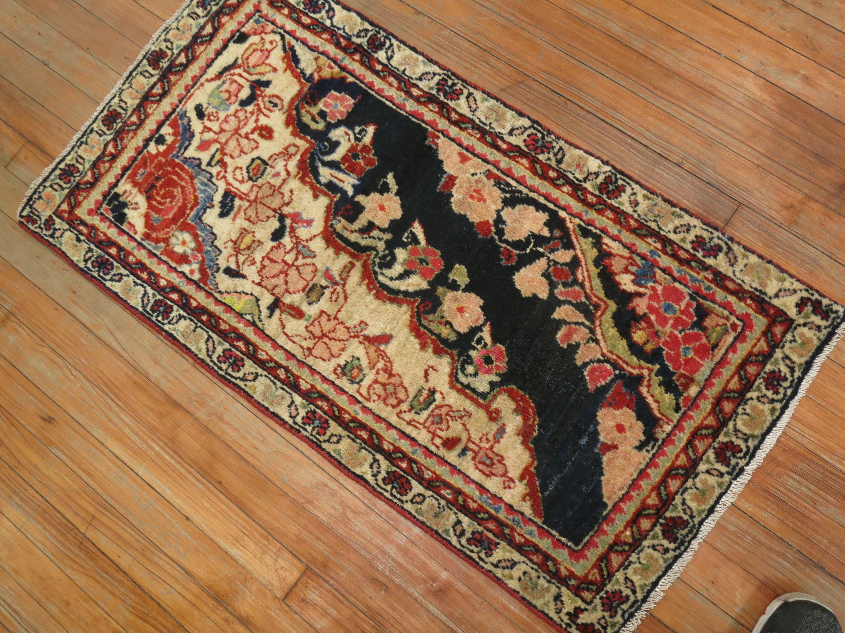 Exquisite early 20th century rare Persian Mahal Sampler rug.

 
