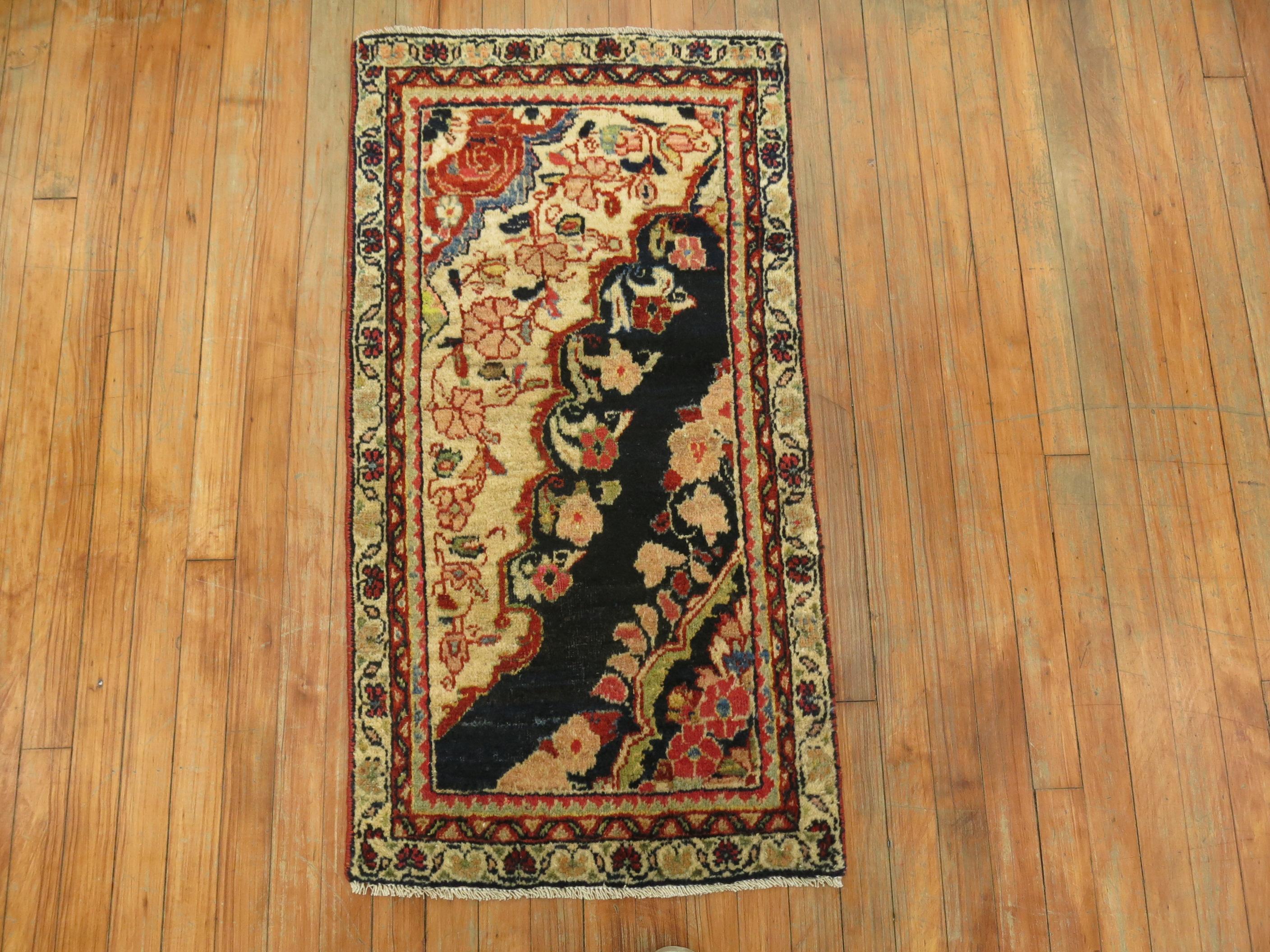 Antique Persian Sampler Rug In Excellent Condition For Sale In New York, NY