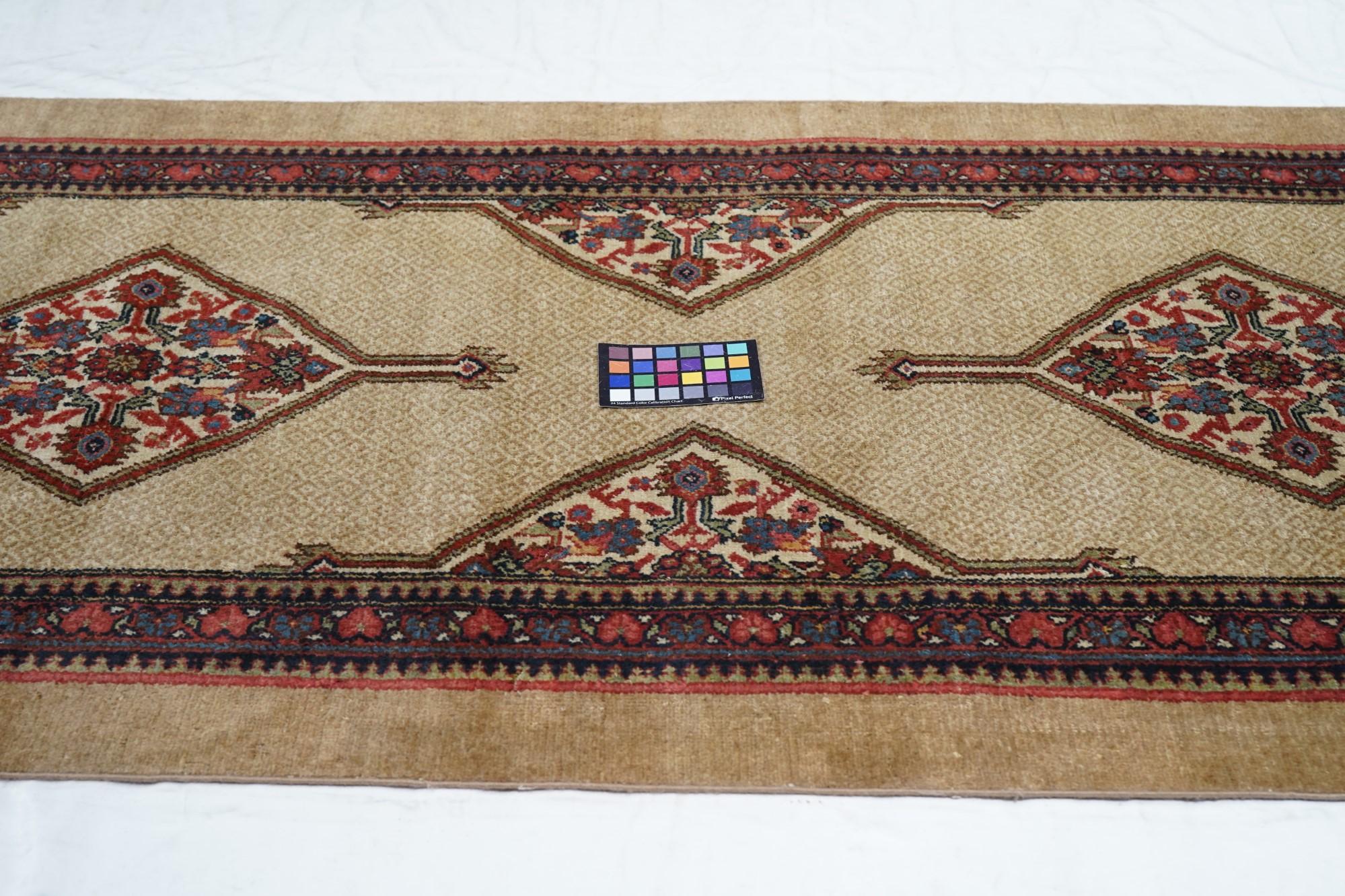 Antique Persian Sarab Rug 3'7'' x 19'4'' For Sale 3