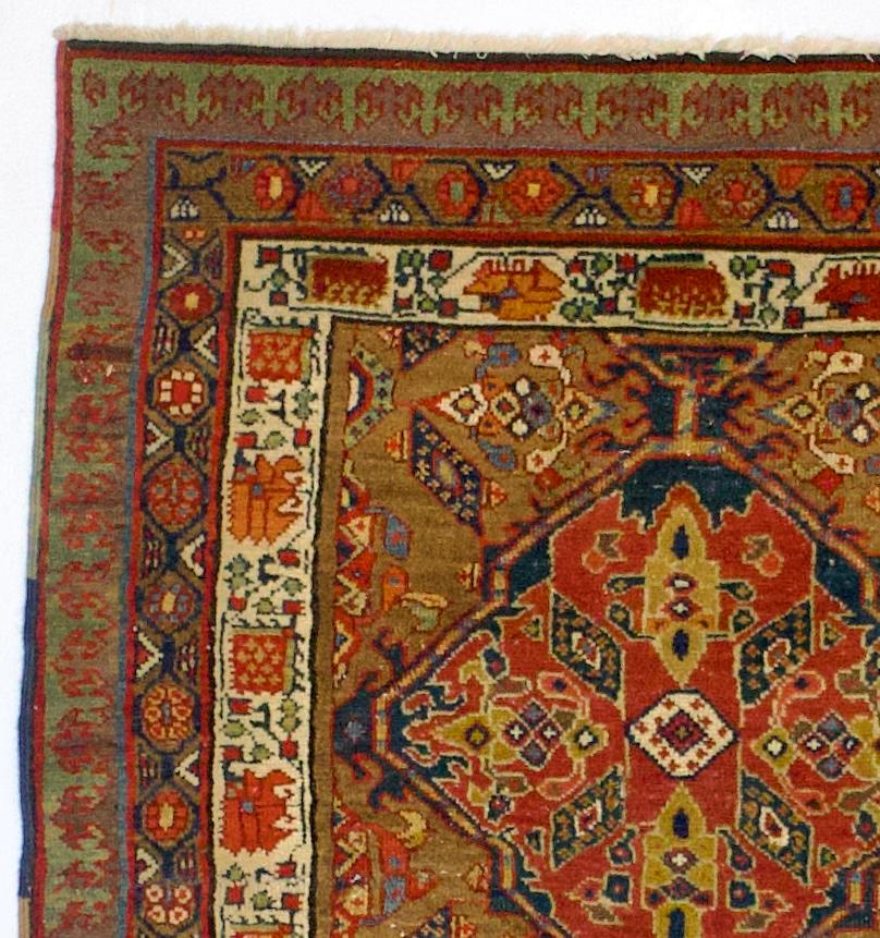 Antique Persian Sarab Rug 3’8