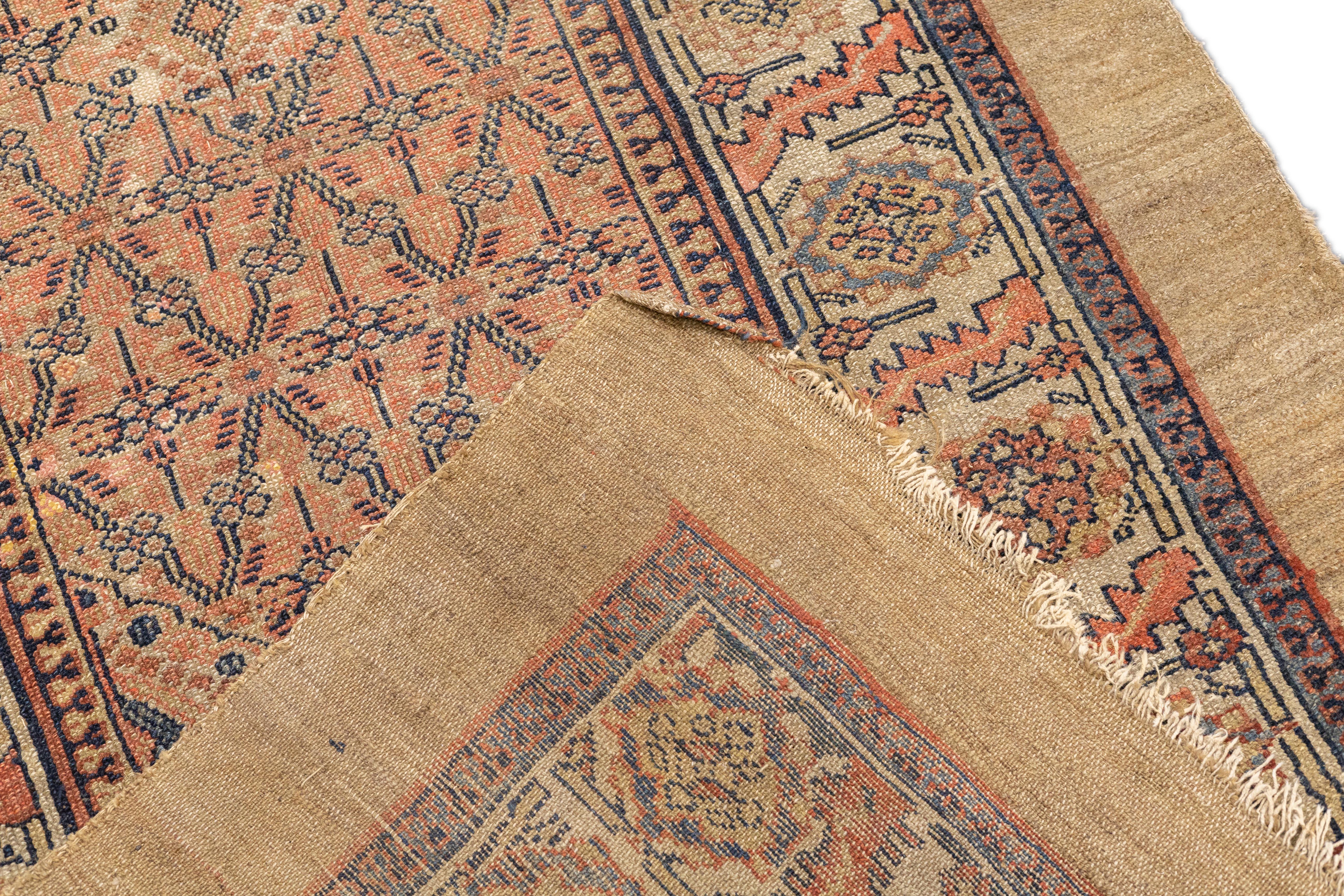 Antique Persian Sarab Rug 4'1'' x 9'3'' For Sale 5