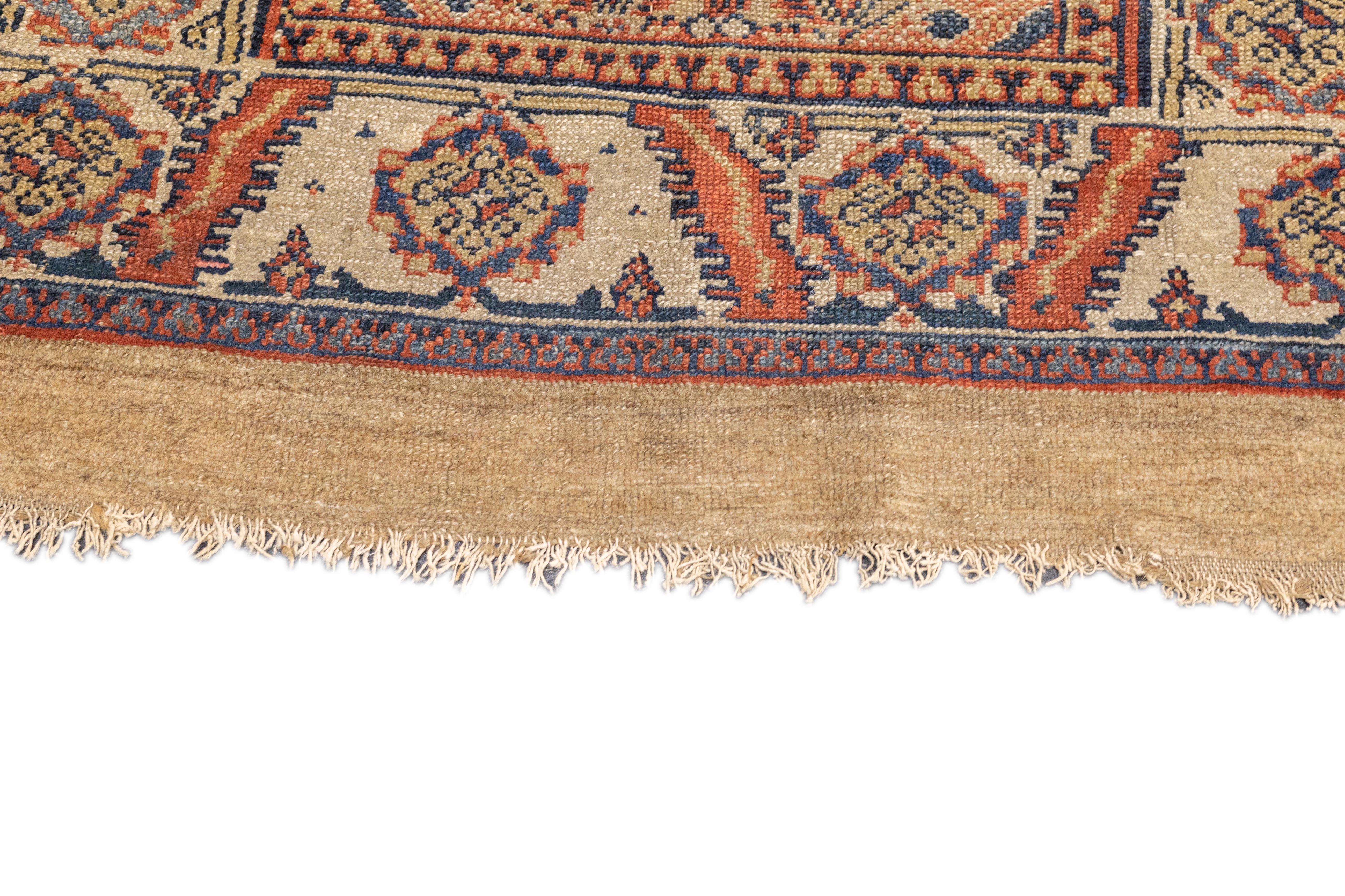 19th Century Antique Persian Sarab Rug 4'1'' x 9'3'' For Sale