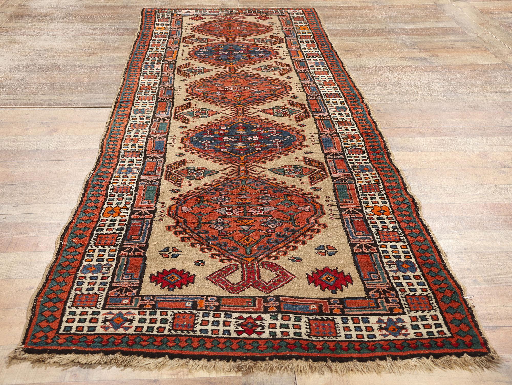 Antique Persian Sarab Rug Carpet Runner, 03’02 x 10’10 For Sale 2