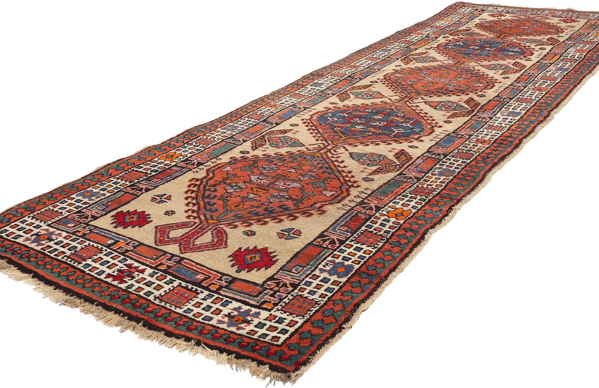 20th Century Antique Persian Sarab Rug Carpet Runner, 03’02 x 10’10 For Sale