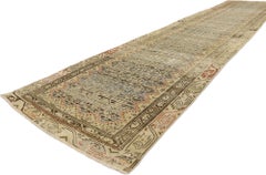 Antique Persian Sarab Rug Runner, Laid-Back Luxury Meets Faded Glamour