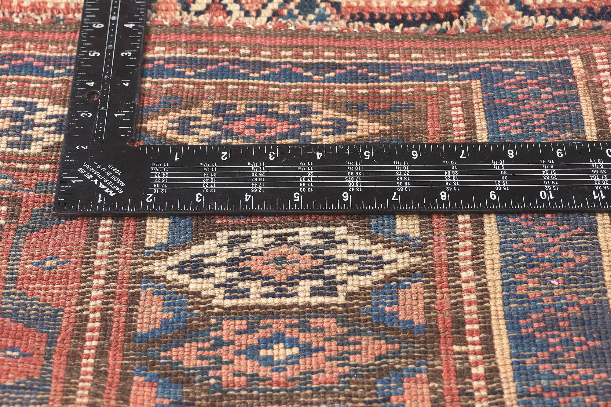 20th Century Antique Persian Sarab Rug Runner, Natural Elegance Meets Tribal Style For Sale