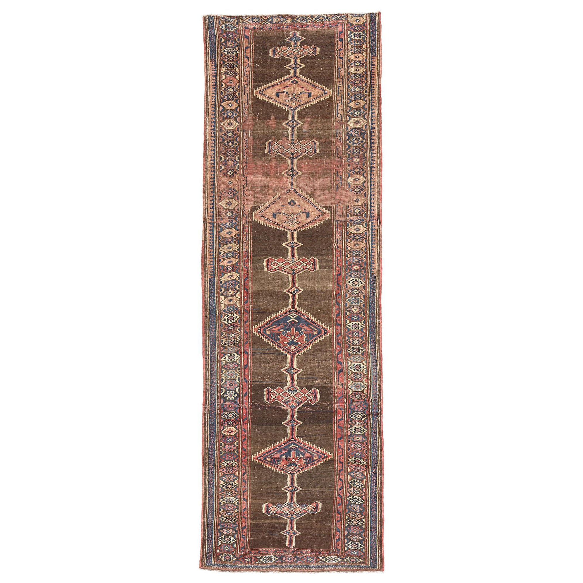 Antico tappeto persiano Sarab Runner, Natural Elegance incontra lo stile tribale