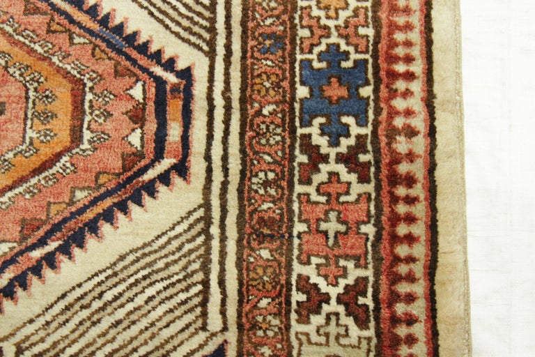 Antique Persian Sarab Rug with Incredibly Detailed Tribal Design, circa ...
