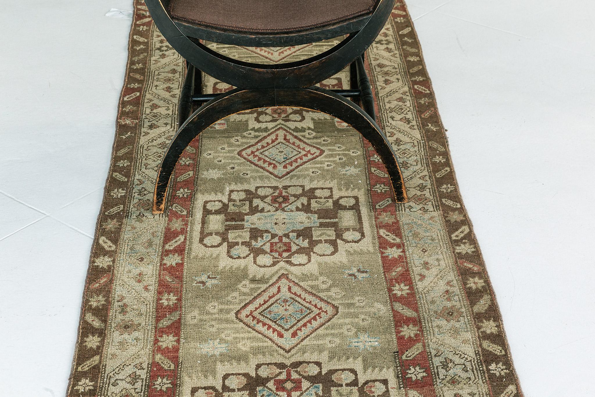 Antique Persian Sarab Runner 27218 In Good Condition For Sale In WEST HOLLYWOOD, CA