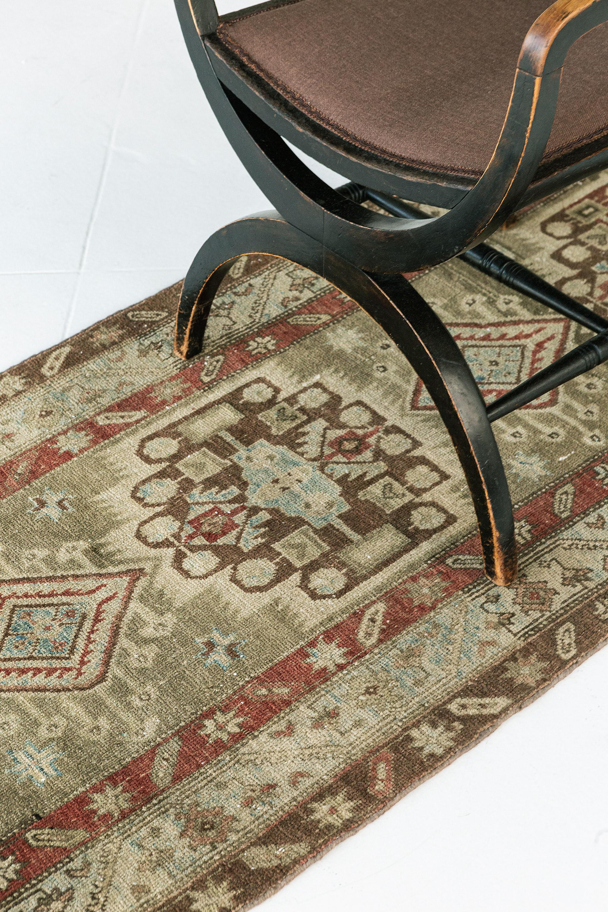 Late 19th Century Antique Persian Sarab Runner 27218 For Sale