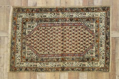 Antique Persian Saraband Rug with Mir Boteh Design