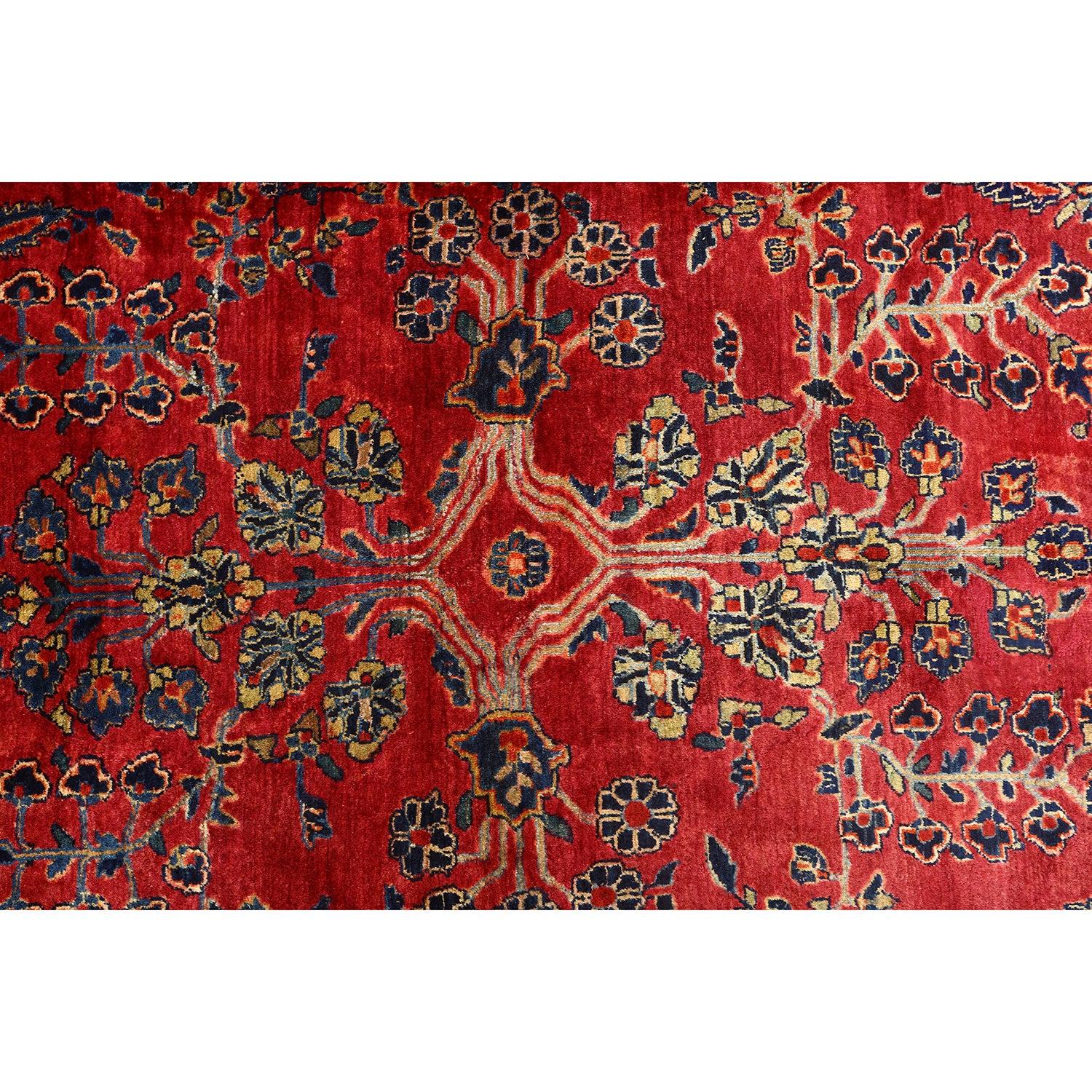 Antique Sarook Mohajeran Rug in Wool and Cotton 12'5 X 8'9

Détails clés :
Pile:Laine
Base : coton
Origine : Sarook Mohajeran
Design/One Allover
Âge approximatif : 90 ans
Qualité (KPI) : 225
Condit : Très bon
Dimension : 12'5 x 8'9
Numéro