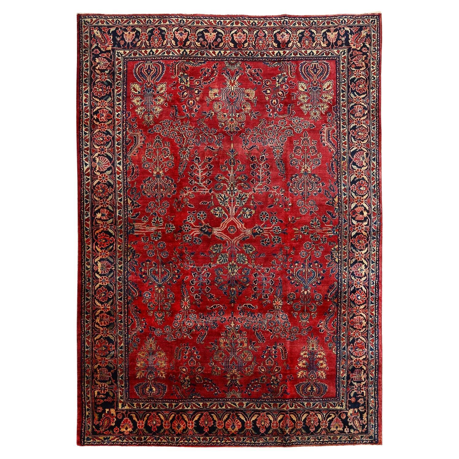 Alfombra Persa Antigua Sarook Mohajeran - Tamaño: 12'5 X 8'9