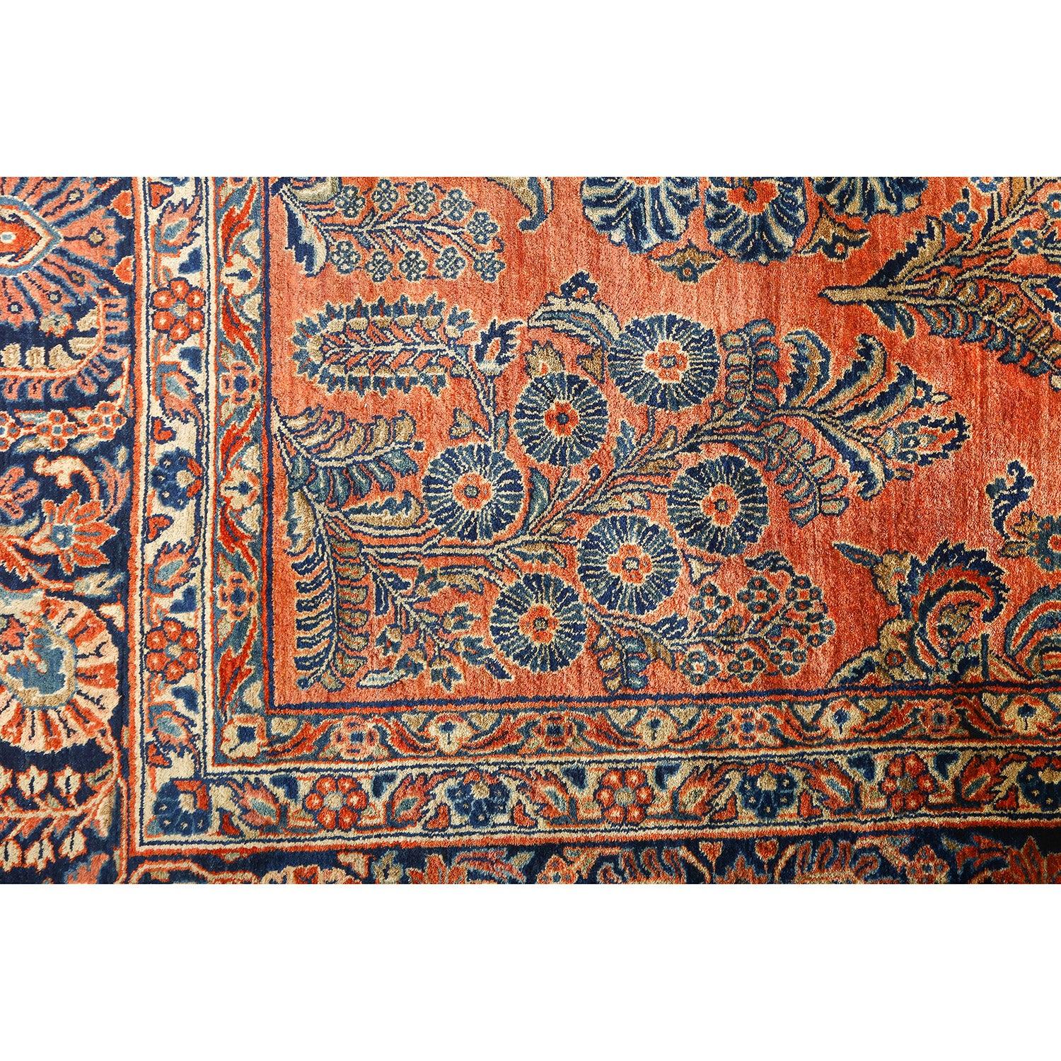 Perse Tapis persan ancien Sarook Mohajeran - Taille : 17'9 X 10'7 en vente