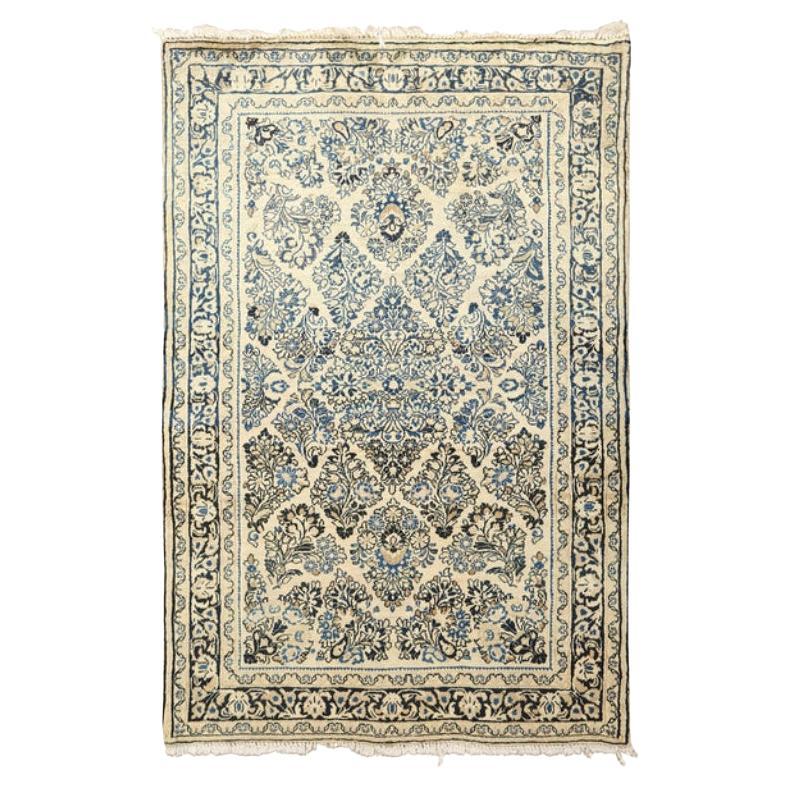 Alfombra Persa Antigua Sarook - Tamaño: 1,8 m x 1,8 m