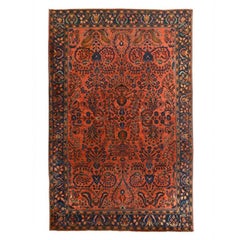 Tapis persan ancien Sarook - Taille : 6 pieds 3 po. x 4 pieds 0 po.
