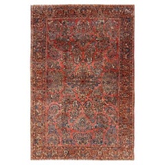 Alfombra Persa Antigua Sarook - Tamaño: 8'11x6'2
