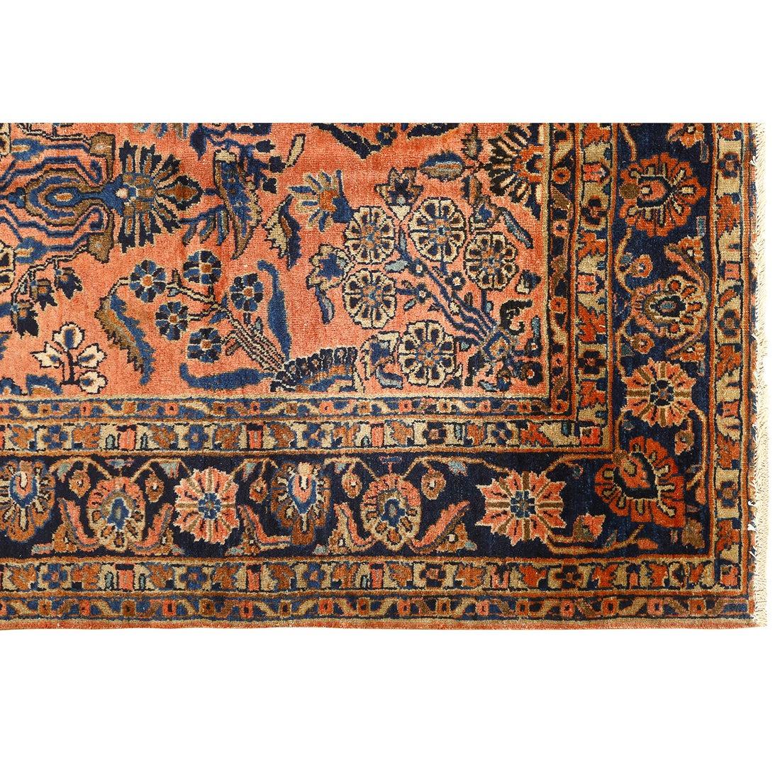 Persiano Tappeto antico persiano Sarook - Dimensioni: 8'9x5'10 in vendita