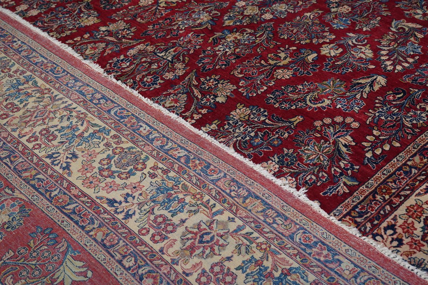 Tapis persan ancien Sarouk 10' x 23'5