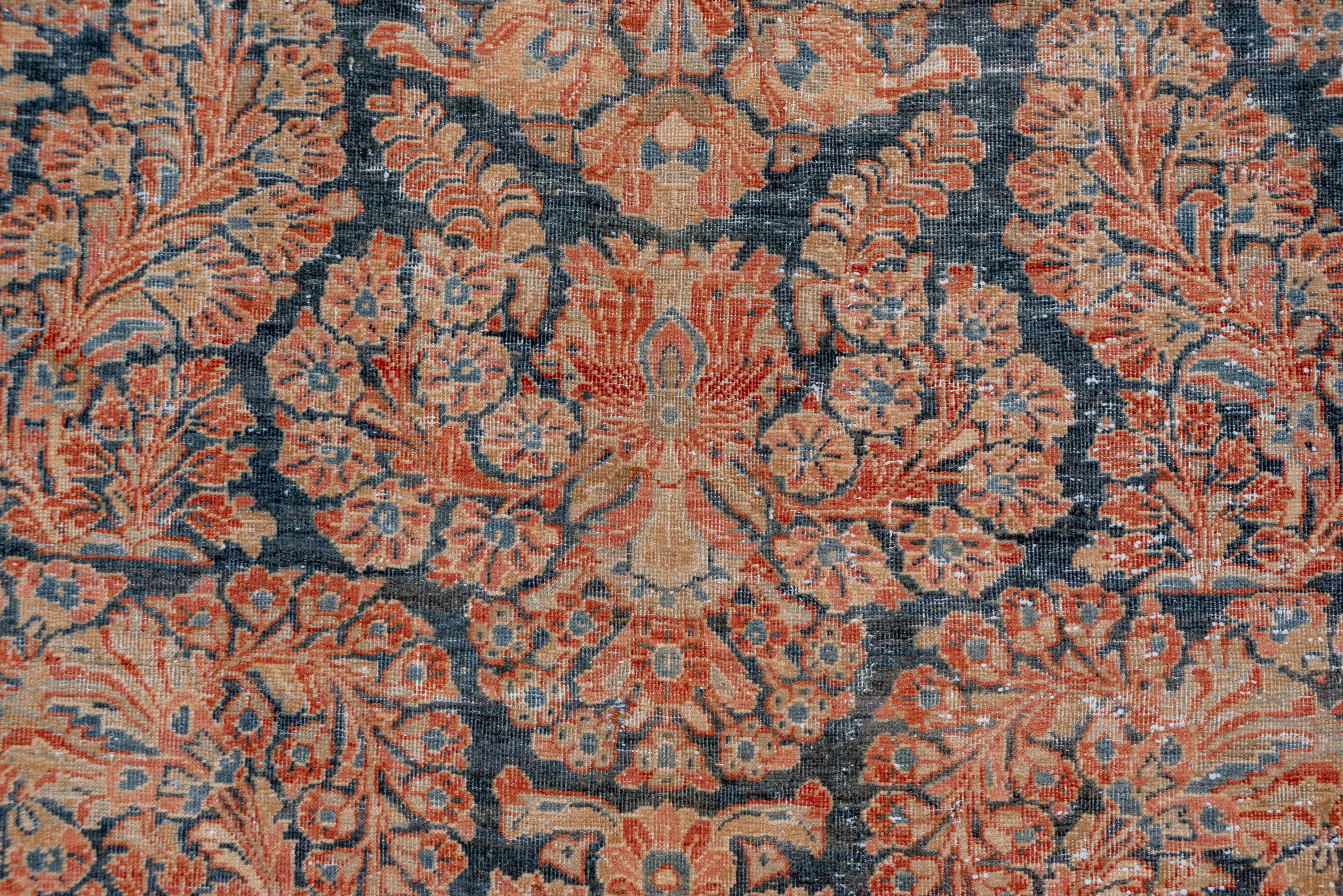 Antique Persian Sarouk Carpet, Allover Field, circa 1930s In Good Condition For Sale In New York, NY