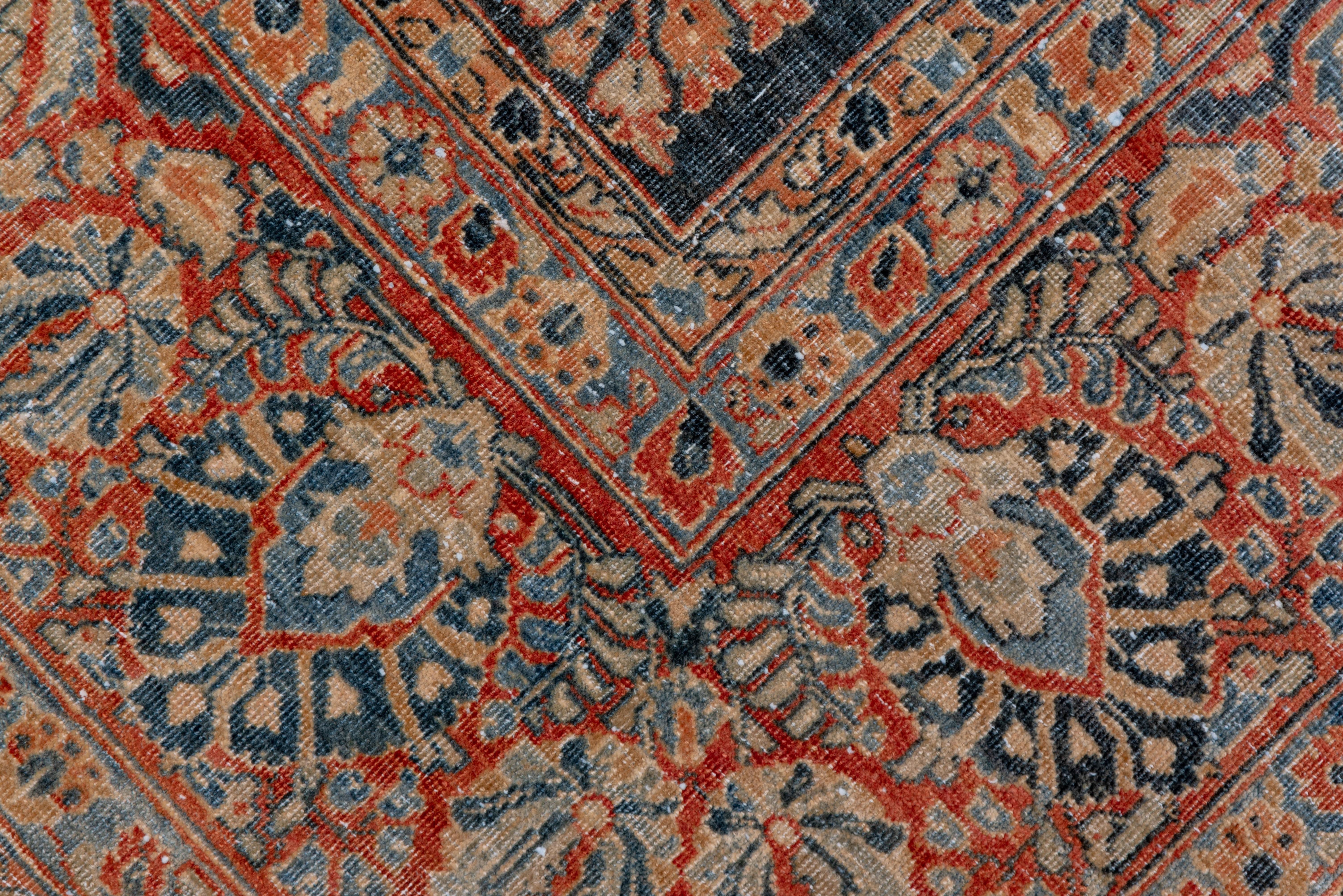 Antiker persischer Sarouk-Teppich, Allover Field, ca. 1930er Jahre im Angebot 1