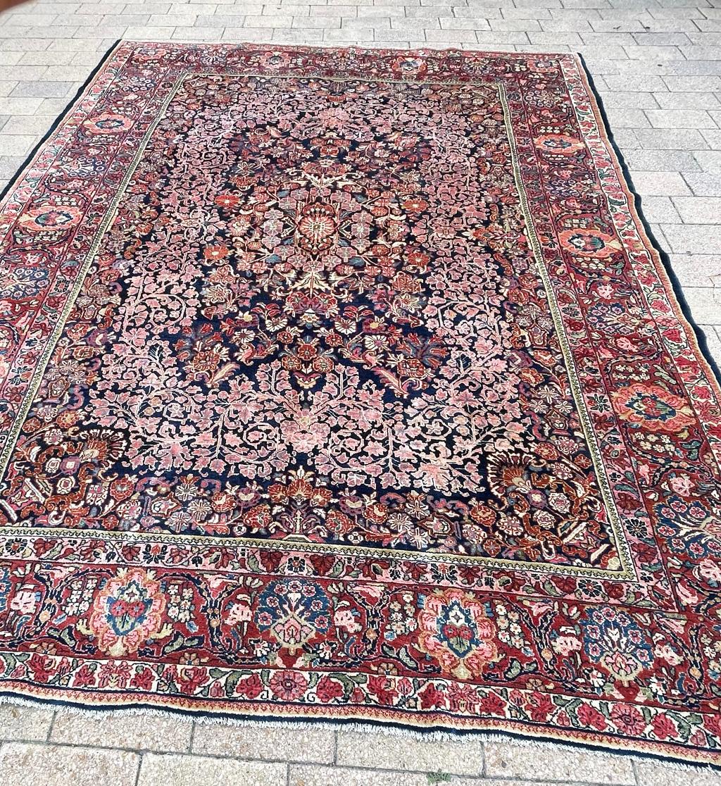 Antique Persian Sarouk Carpet, Wedding Rug For Sale 5