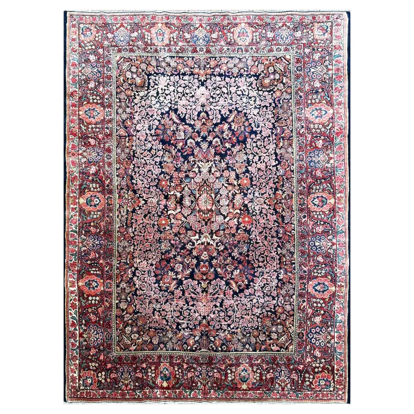 Antico tappeto persiano Sarouk, tappeto da sposa in vendita