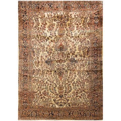 Antique Persian Sarouk Rug Circa 1900