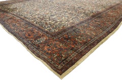 Late 19th Century Oversized Antique Persian Sarouk Farahan Rug, 10'06 x 26'09