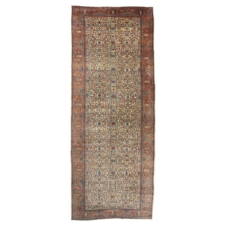 Antique Persian Kashan Palace Rug with English Tudor Jacobean Style For ...