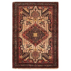 Tappeto antico persiano Sarouk Farahan. 1 ft 9 in x 2 ft 6 in