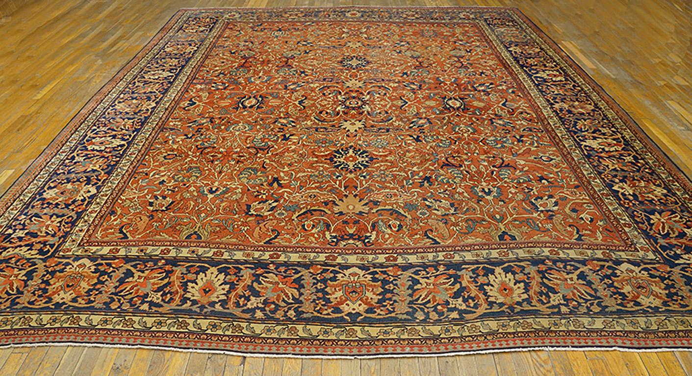 Antique Persian Sarouk Farahan rug, size: 10'8
