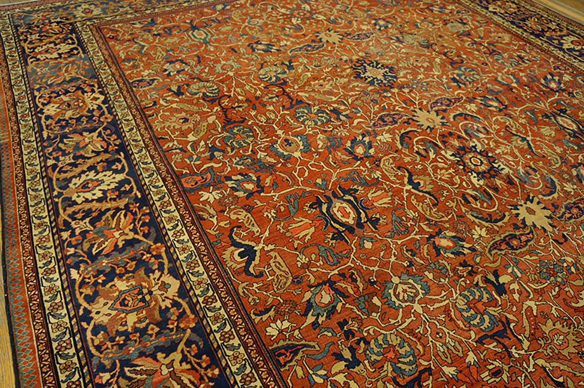 Late 19th Century Antique Persian Sarouk Farahan Rug