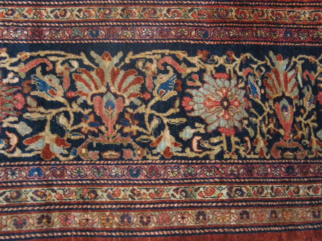 Wool 19th Century Persian Sarouk Farahan Carpet ( 14' x 23'10
