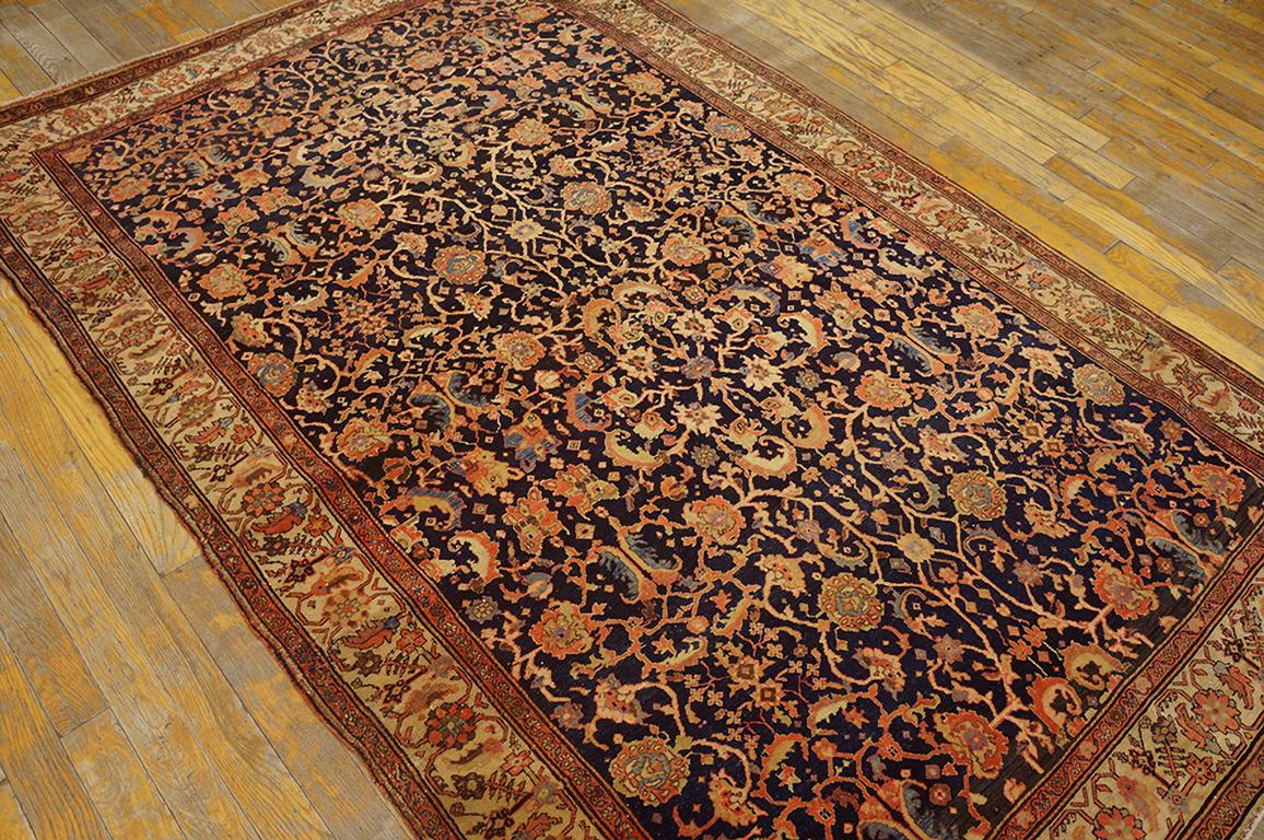 Wool Early 20th Century Persian Sarouk Farahan Carpet ( 4'2
