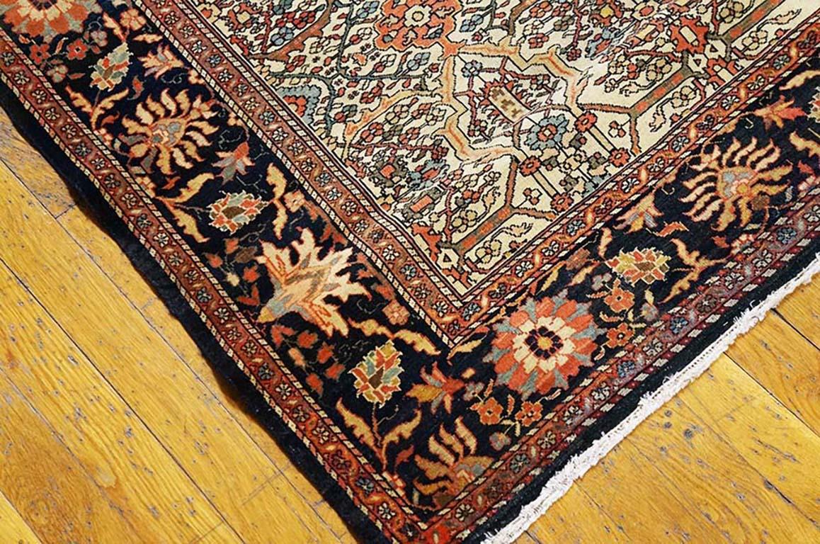 Late 19th Century 19th Century Persian Sarouk Farahan Carpet ( 4'6