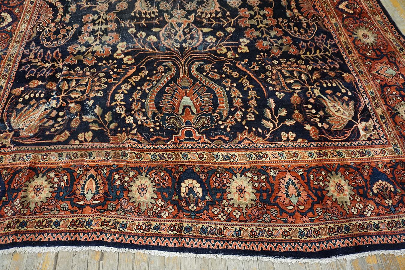 Early 20th Century Persian Sarouk Farahan Carpet ( 8'8