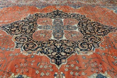 Antique Persian Sarouk Farahan Rug