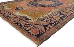 Antique Persian Sarouk Farahan Rug